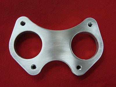 Weber DCOE or Dellorto DHLA CNC Billet mounting flange 1/2" thick
